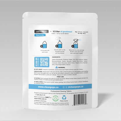 All in 1 "Blue Sunrise Scent" Professional Cleaning Tablets X 20 Tablets