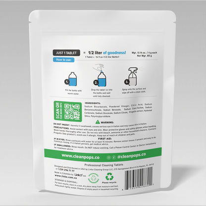 Appliance Cleaner Unscented x 20 Professional Cleaning Tablets