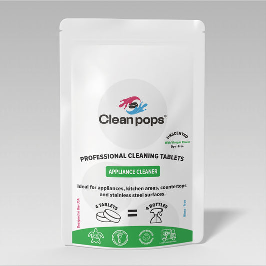 Appliance Cleaner Unscented x 4 Professional Cleaning Tablets