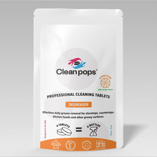 Degreaser Citrus Scent x 4 Professional Cleaning Tablets