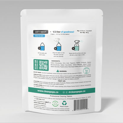 Multipurpose Shiny Mint Master bag x 20 Tablets
